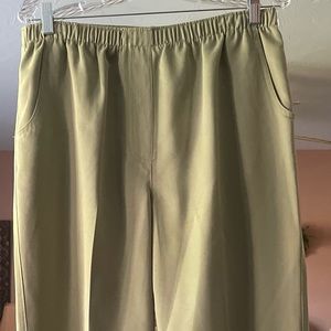 Like New Allison Daley Celadon Green Pull On Pants sz 12